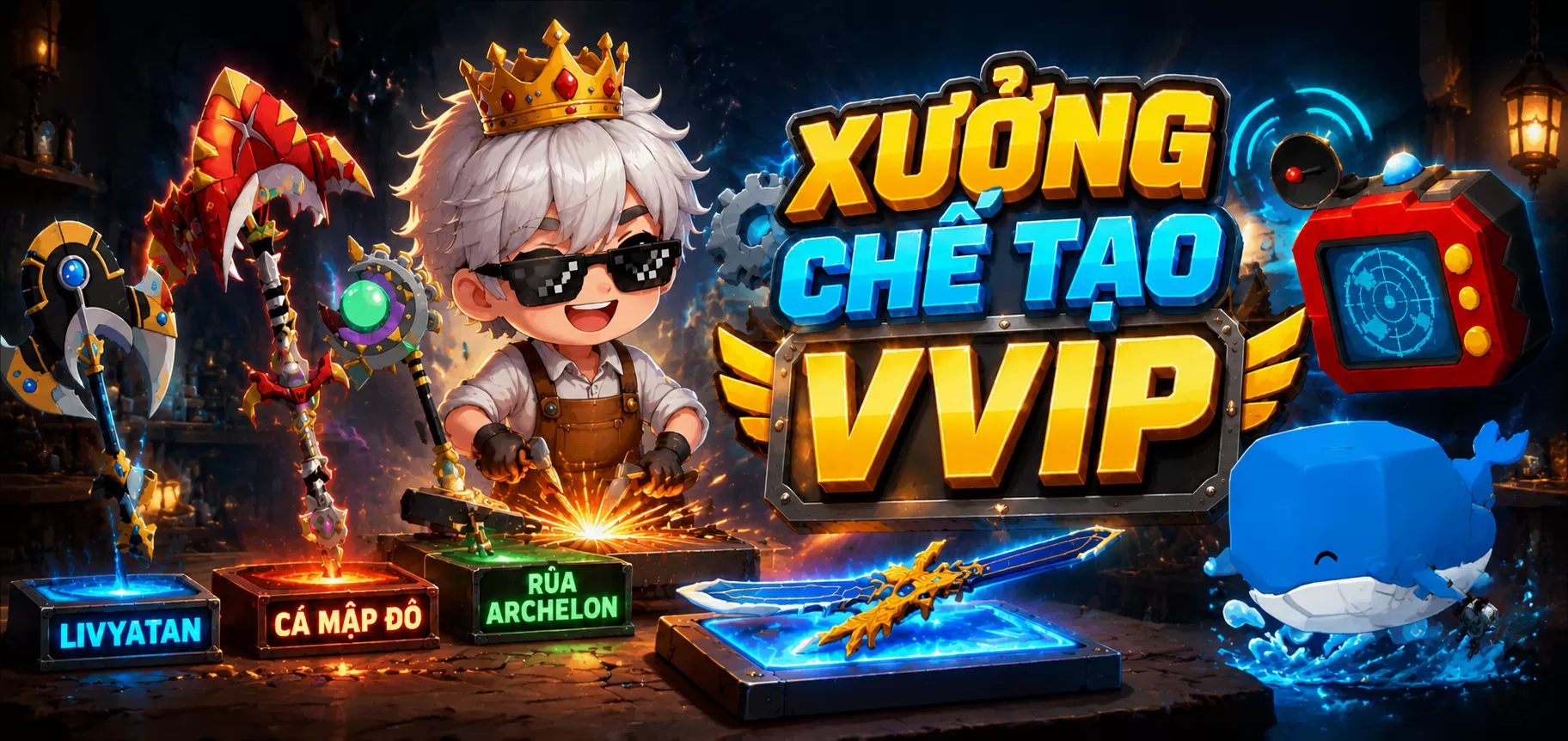 CHẾ TẠO CẦN & CÔNG CỤ